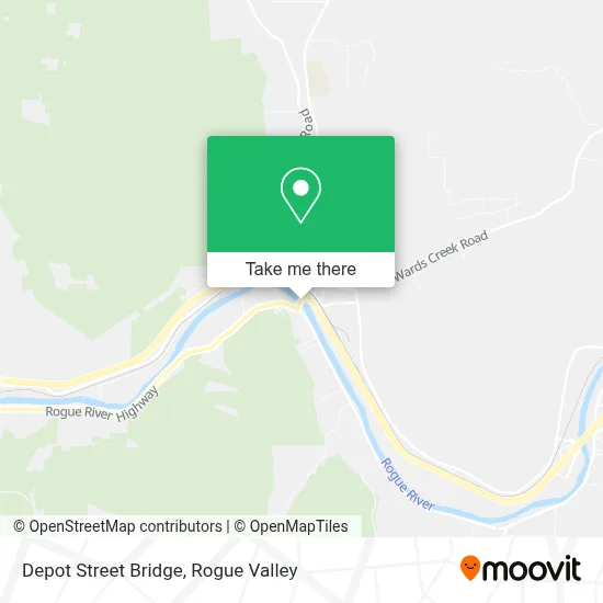 Depot Street Bridge map