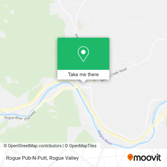 Rogue Pub-N-Putt map