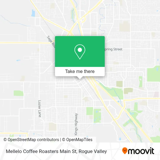 Mellelo Coffee Roasters Main St map