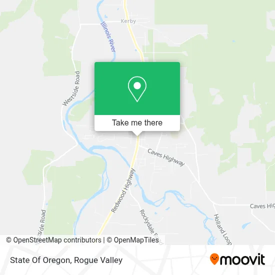 State Of Oregon map