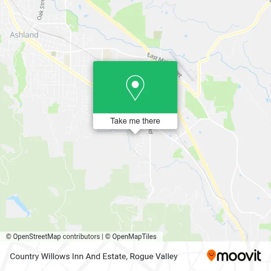 Country Willows Inn And Estate map