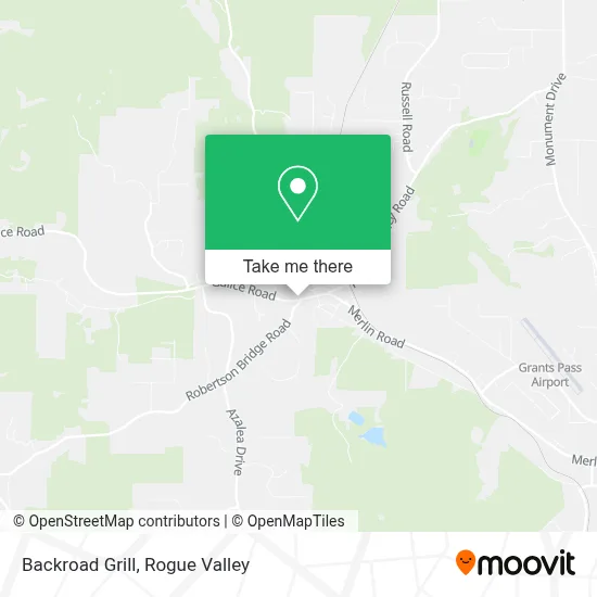 Backroad Grill map