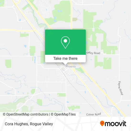 Cora Hughes map