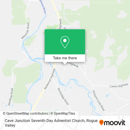 Cave Junction Seventh Day Adventist Church map