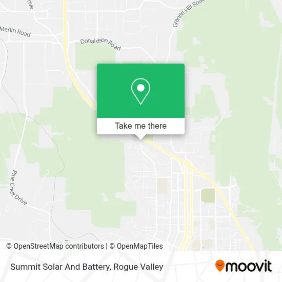 Summit Solar And Battery map