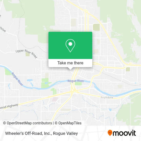 Wheeler's Off-Road, Inc. map
