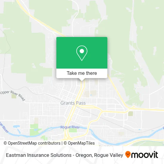 Eastman Insurance Solutions - Oregon map