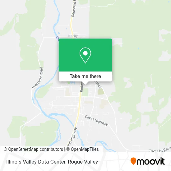 Illinois Valley Data Center map