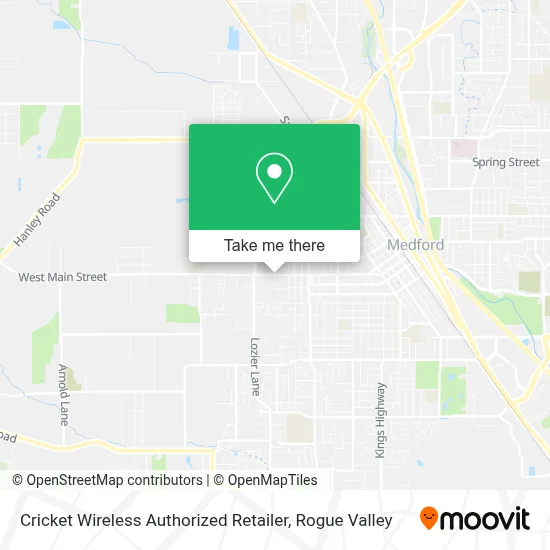 Cricket Wireless Authorized Retailer map