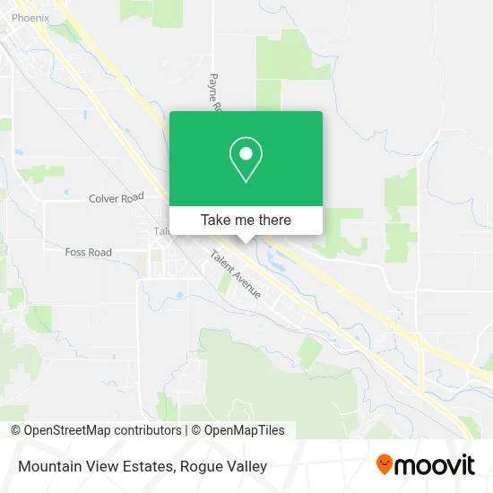 Mountain View Estates map