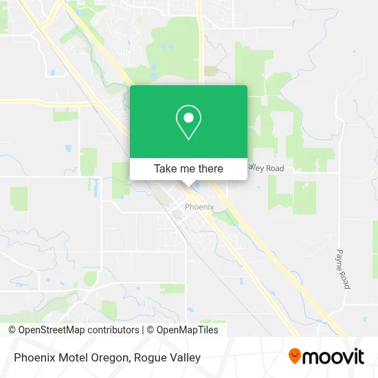 Phoenix Motel Oregon map