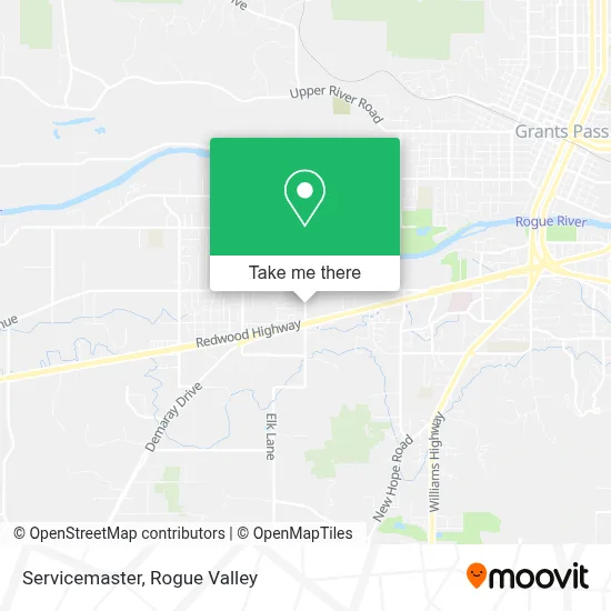 Servicemaster map