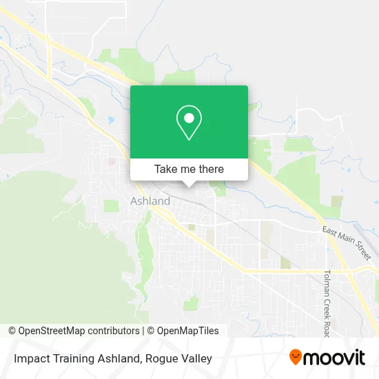 Impact Training Ashland map