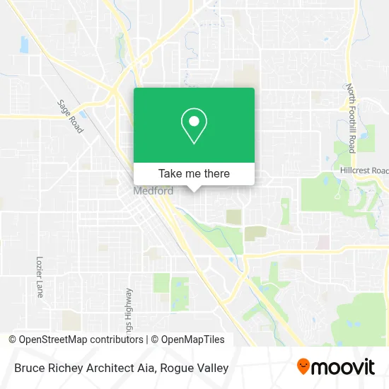 Bruce Richey Architect Aia map