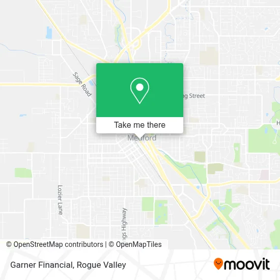 Garner Financial map
