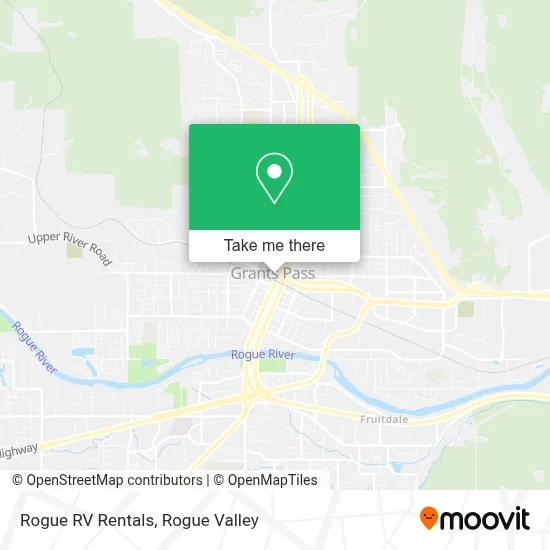 Rogue RV Rentals map