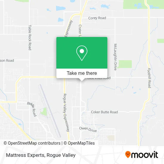 Mattress Experts map