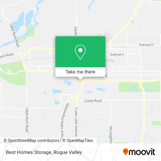 Best Homes Storage map