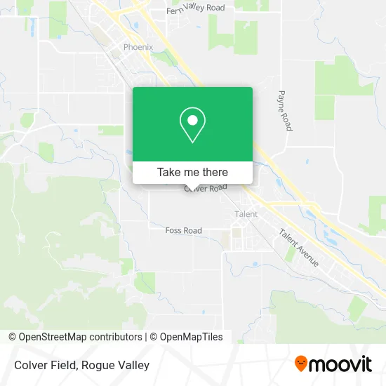 Colver Field map