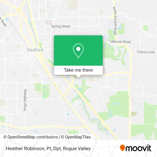 Heather Robinson, Pt, Dpt map