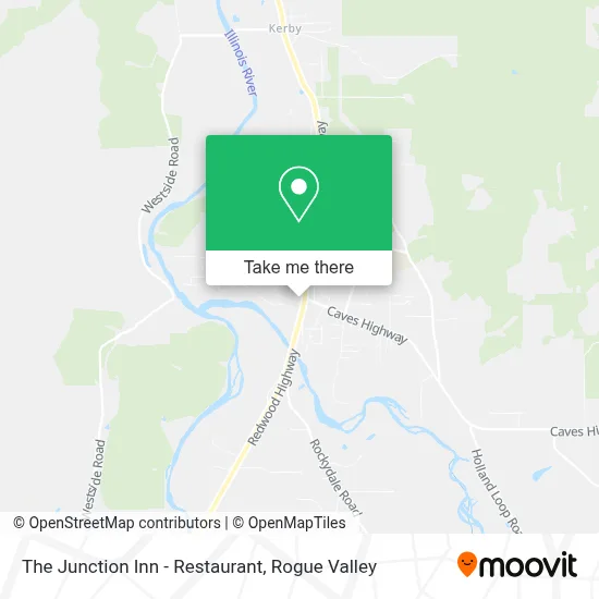 The Junction Inn - Restaurant map