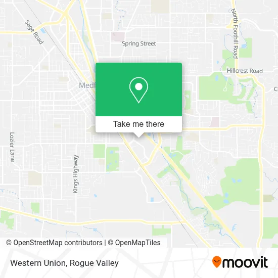 Western Union map