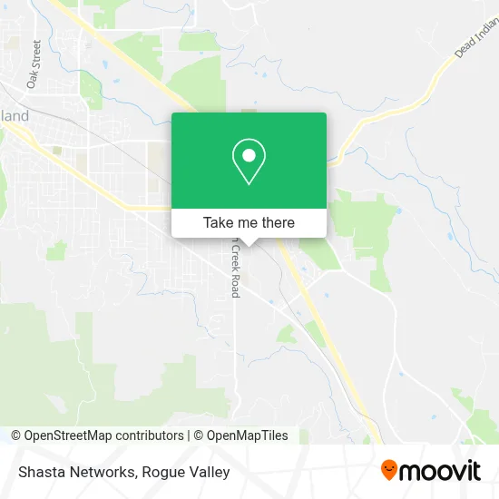 Shasta Networks map