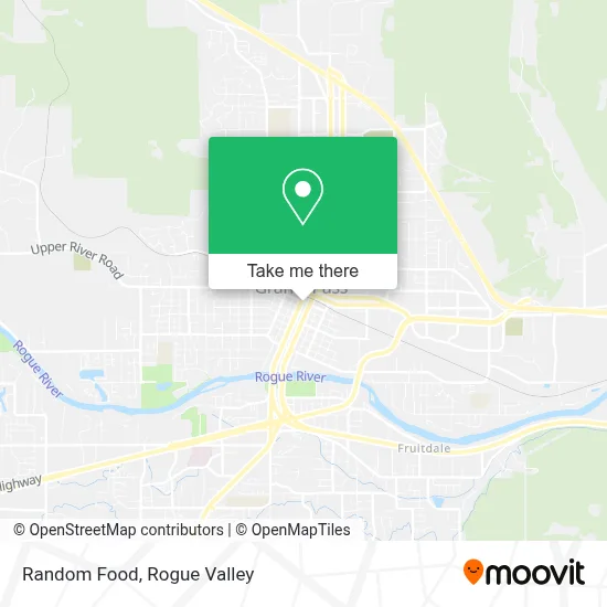 Random Food map