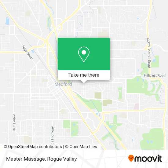 Master Massage map