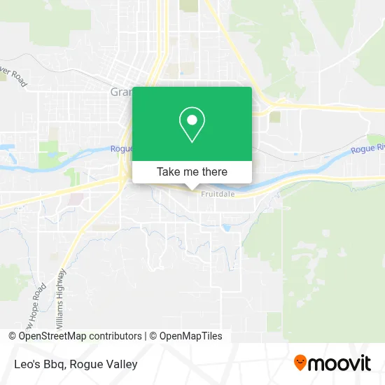 Leo's Bbq map