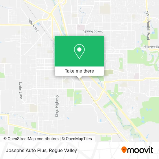 Josephs Auto Plus map