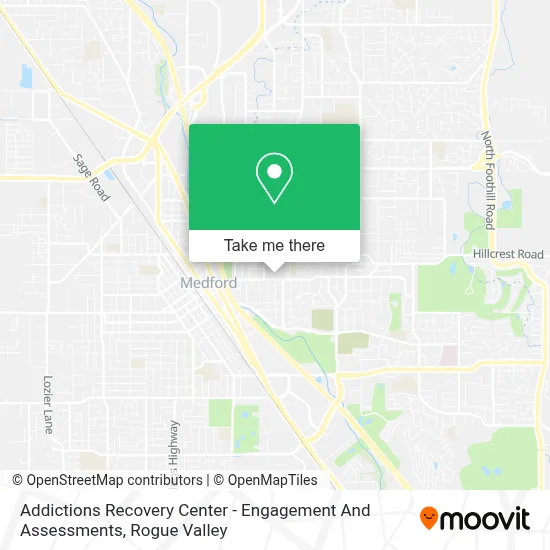 Addictions Recovery Center - Engagement And Assessments map