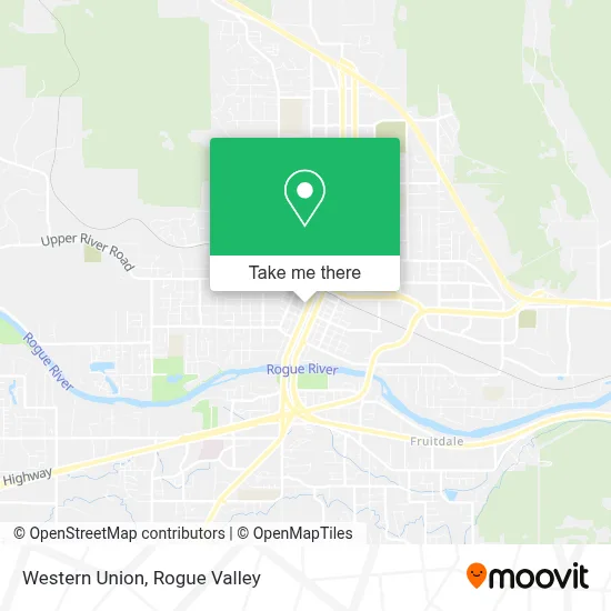 Western Union map
