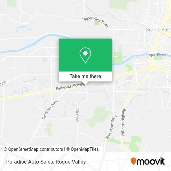 Paradise Auto Sales map