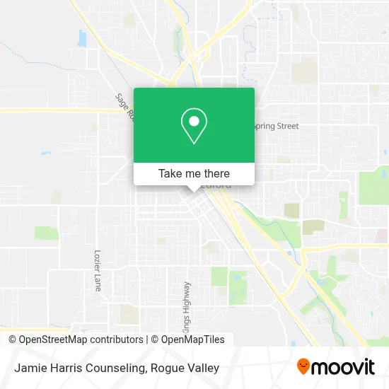 Jamie Harris Counseling map