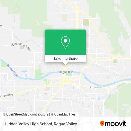 Hidden Valley High School map