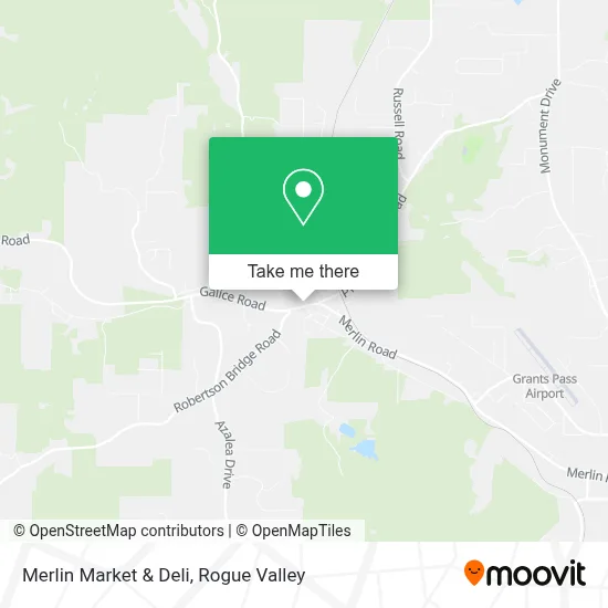 Merlin Market & Deli map