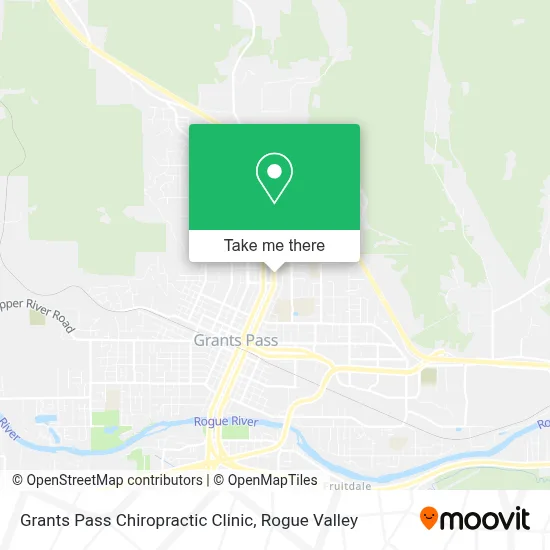 Grants Pass Chiropractic Clinic map