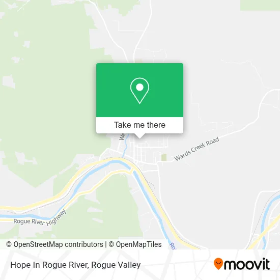 Hope In Rogue River map
