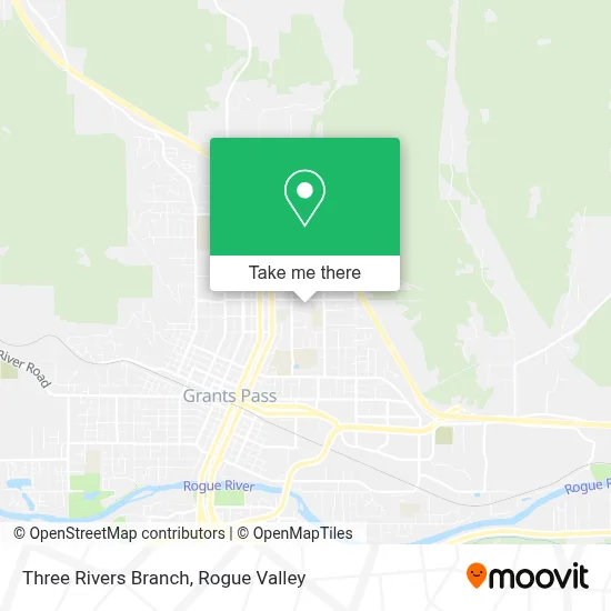 Three Rivers Branch map
