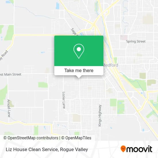 Liz House Clean Service map