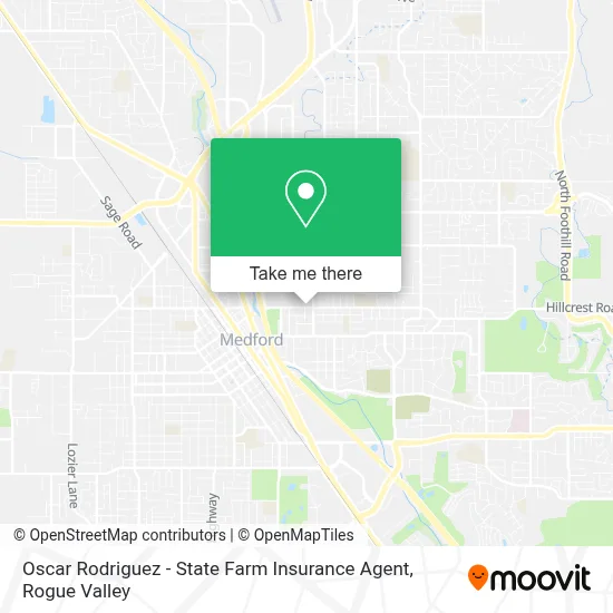 Oscar Rodriguez - State Farm Insurance Agent map