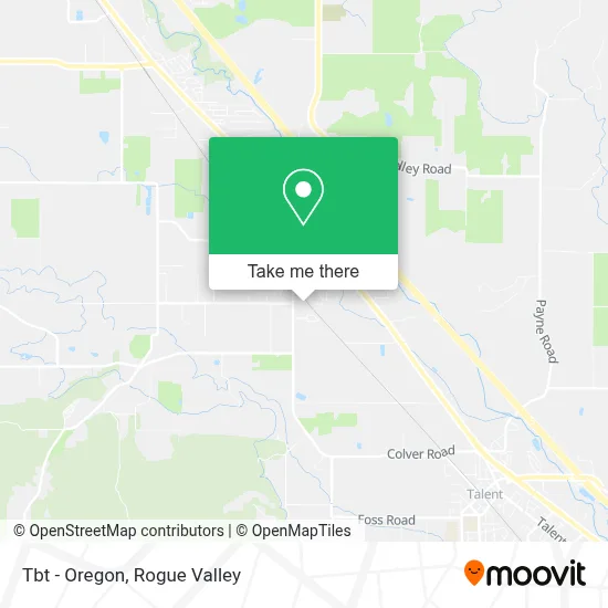 Tbt - Oregon map