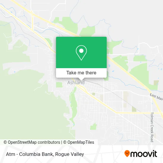 Atm - Columbia Bank map