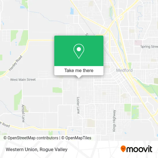 Western Union map