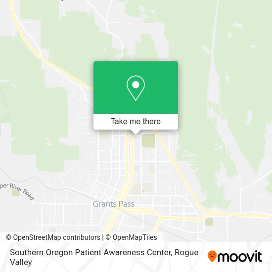Southern Oregon Patient Awareness Center map