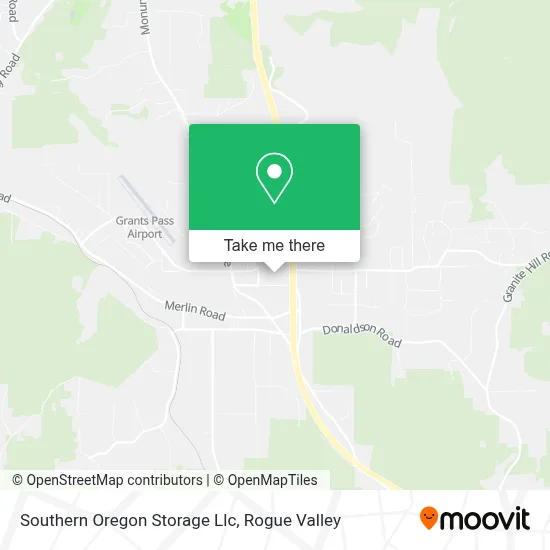 Southern Oregon Storage Llc map