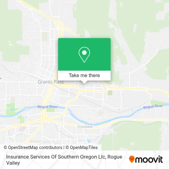 Insurance Services Of Southern Oregon Llc map
