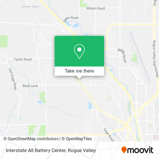 Interstate All Battery Center map