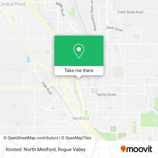 Rooted: North Medford map